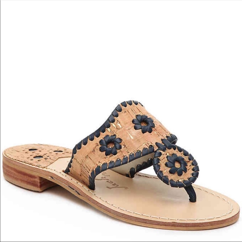 Brand New Jack Rogers, Navy and Cork
